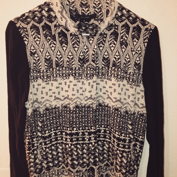 Patterned Bomber Jacket - Picture 2 of 2